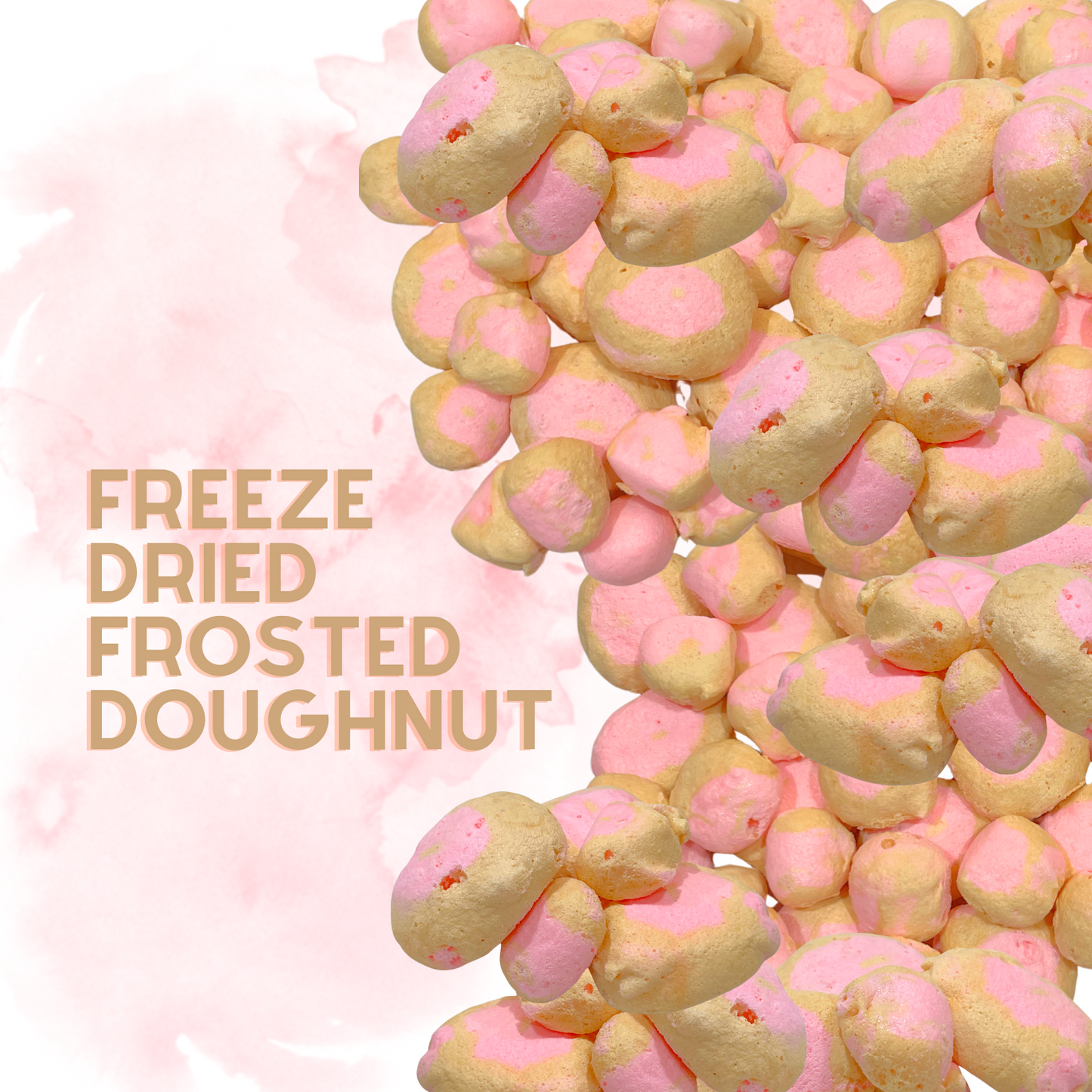 Freeze-Dried Frosted Doughnut Salt Water Taffy 2 oz