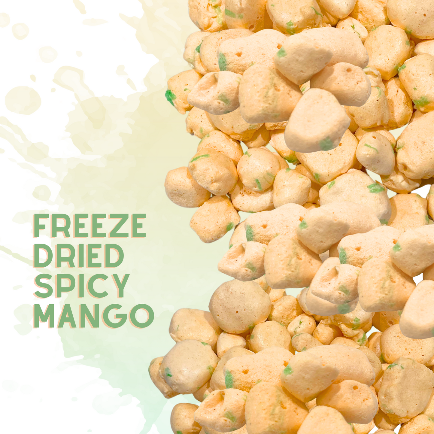 Freeze-Dried Spicy Mango Salt Water Taffy 2 oz