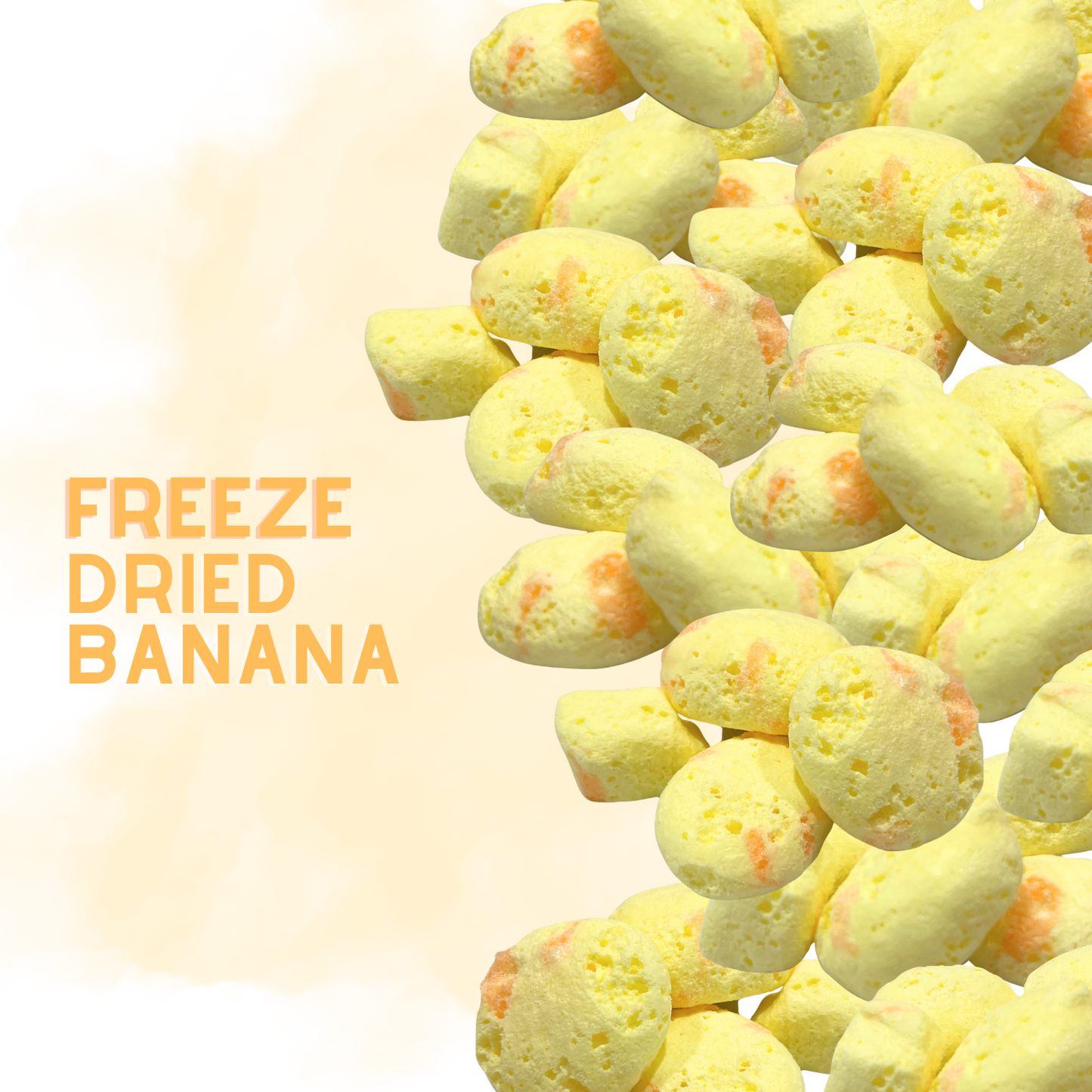 Freeze Dried Banana Salt Water Taffy 2 oz