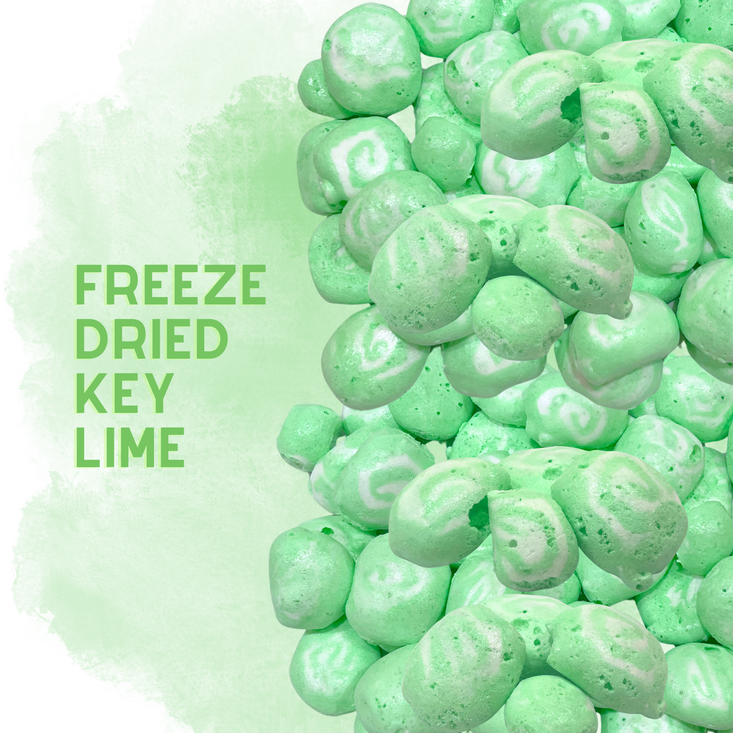 Freeze-Dried Key Lime Salt Water Taffy 2 oz