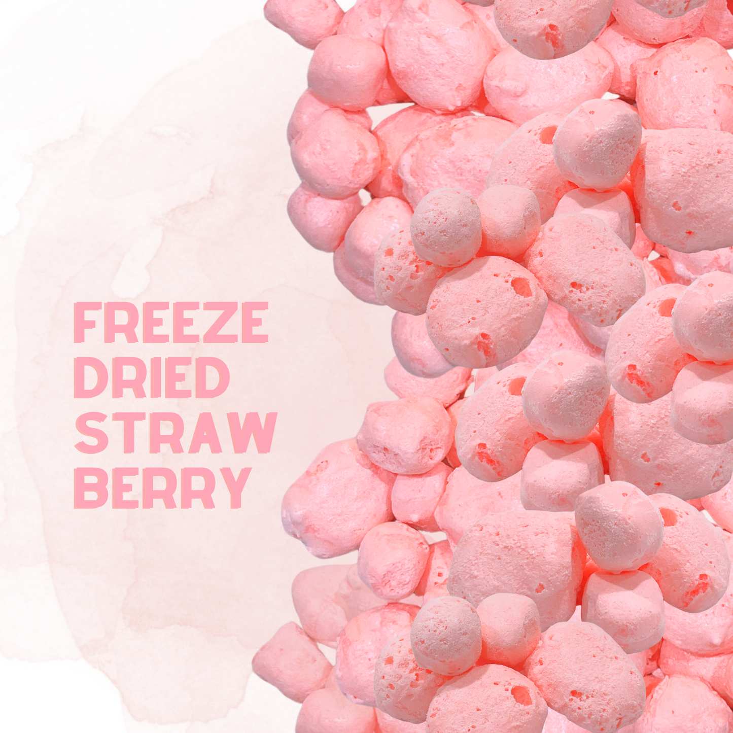 Freeze-Dried Strawberry Salt Water Taffy 2 oz