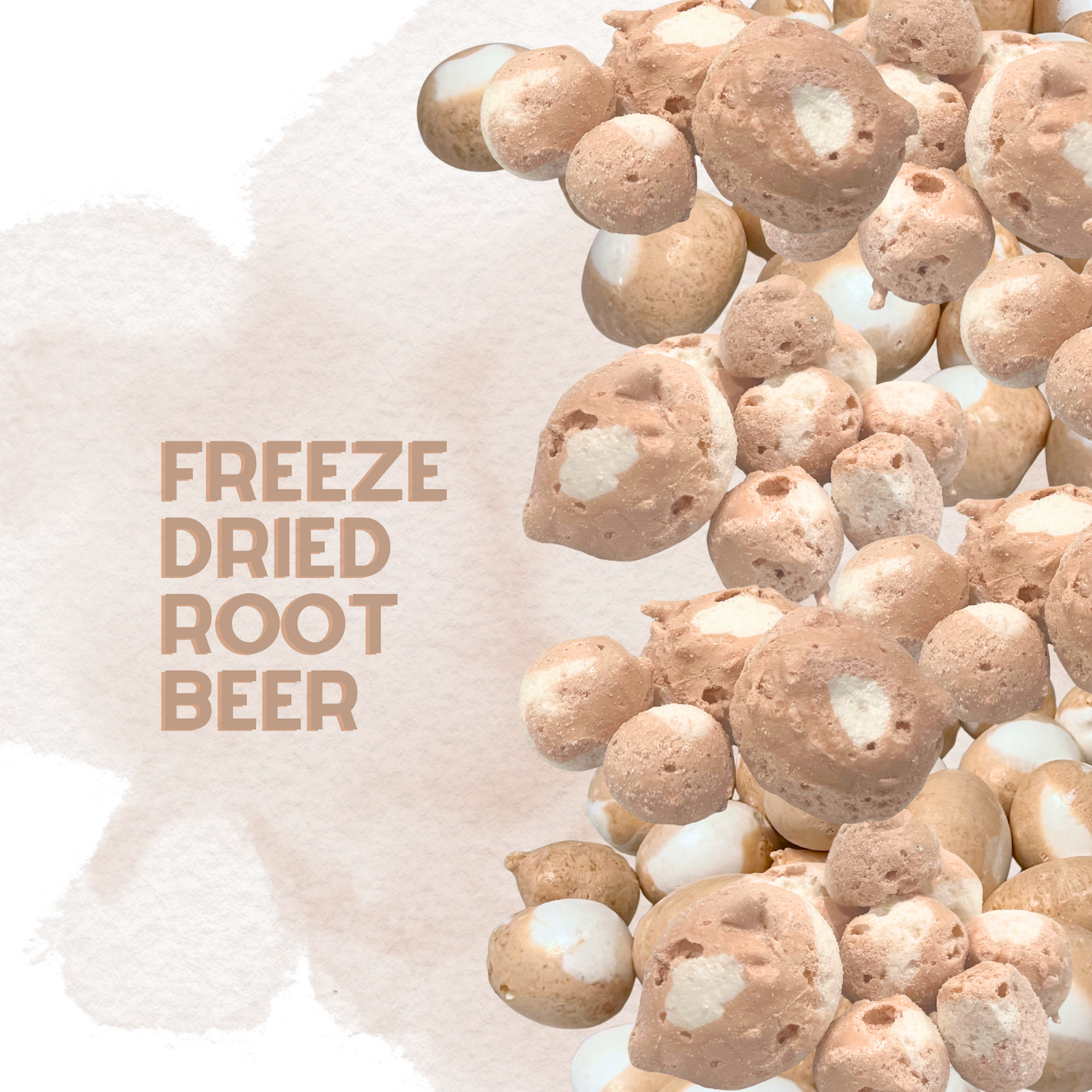 Freeze-Dried Root Beer Salt Water Taffy 2 oz