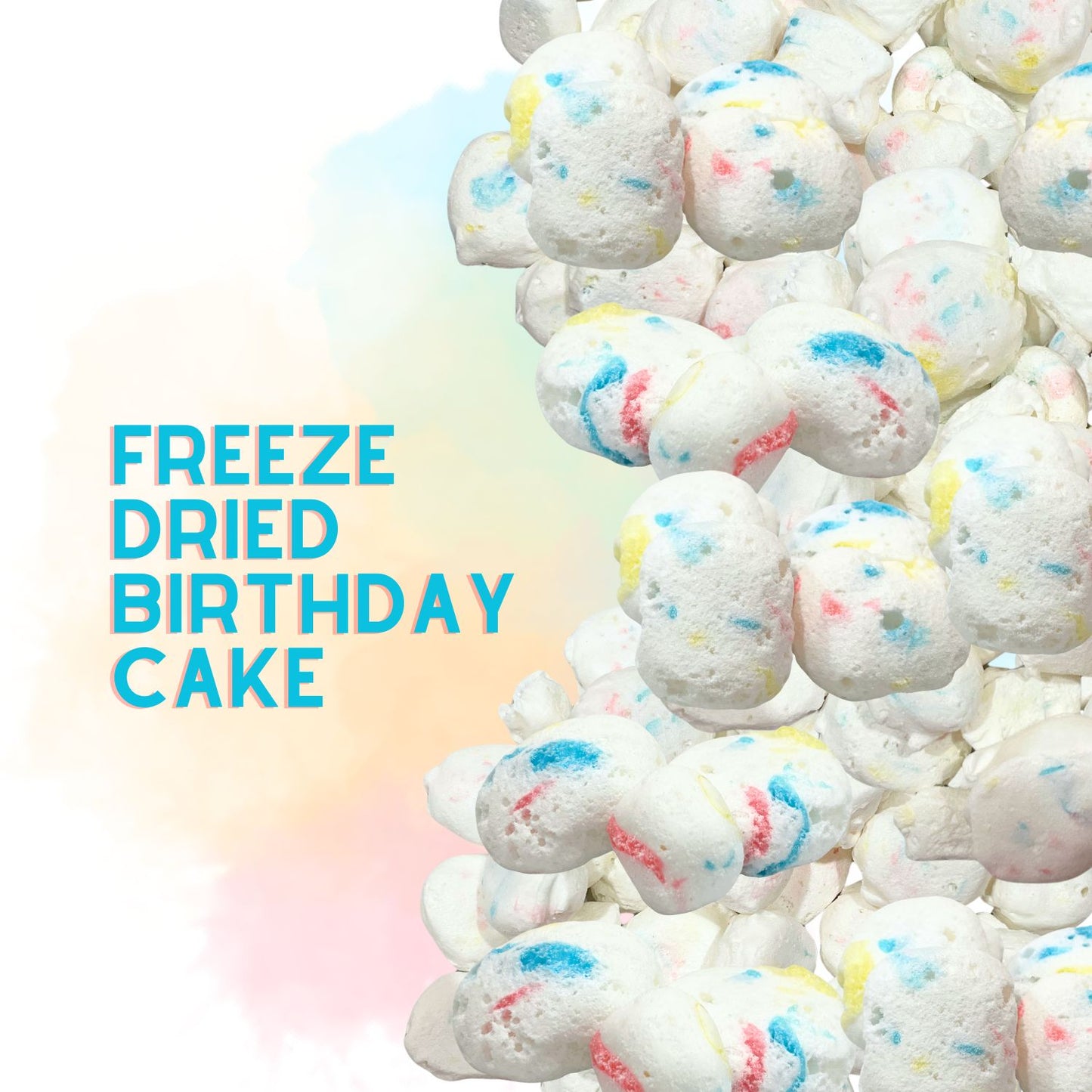 Freeze-Dried Birthday Cake Salt Water Taffy 2 oz