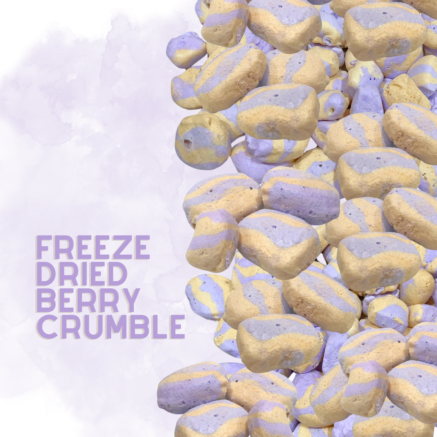 Freeze-Dried Berry Crumble Salt Water Taffy 2 oz