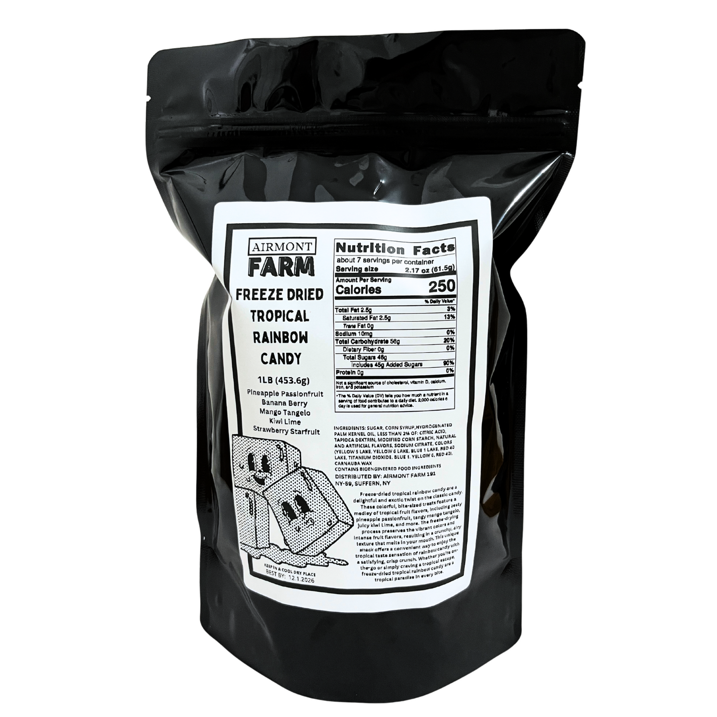 Freeze Dried Candy Tropical Rainbow Candy 1LB