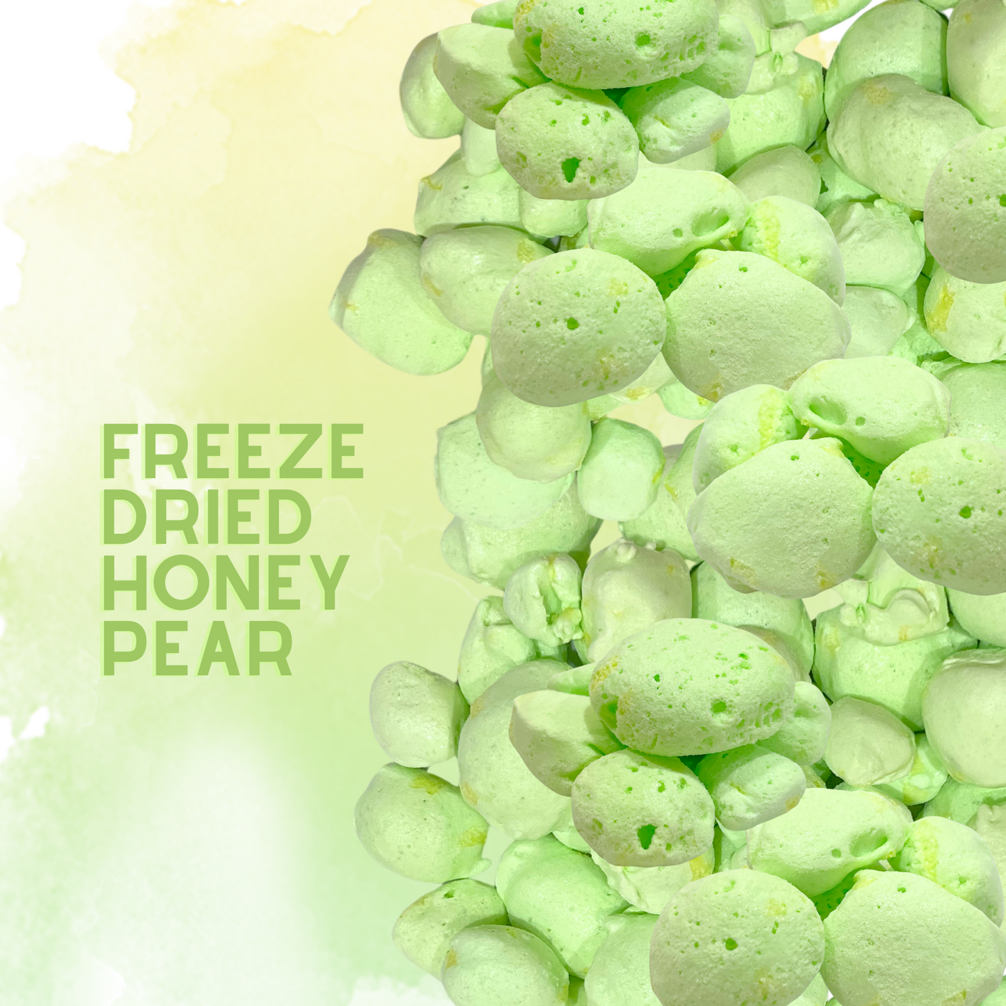 Freeze-Dried Honey Pear Salt Water Taffy 2 oz