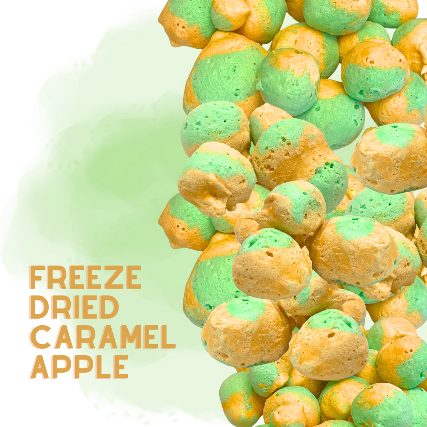 Freeze-Dried Caramel Apple Salt Water Taffy 2 oz