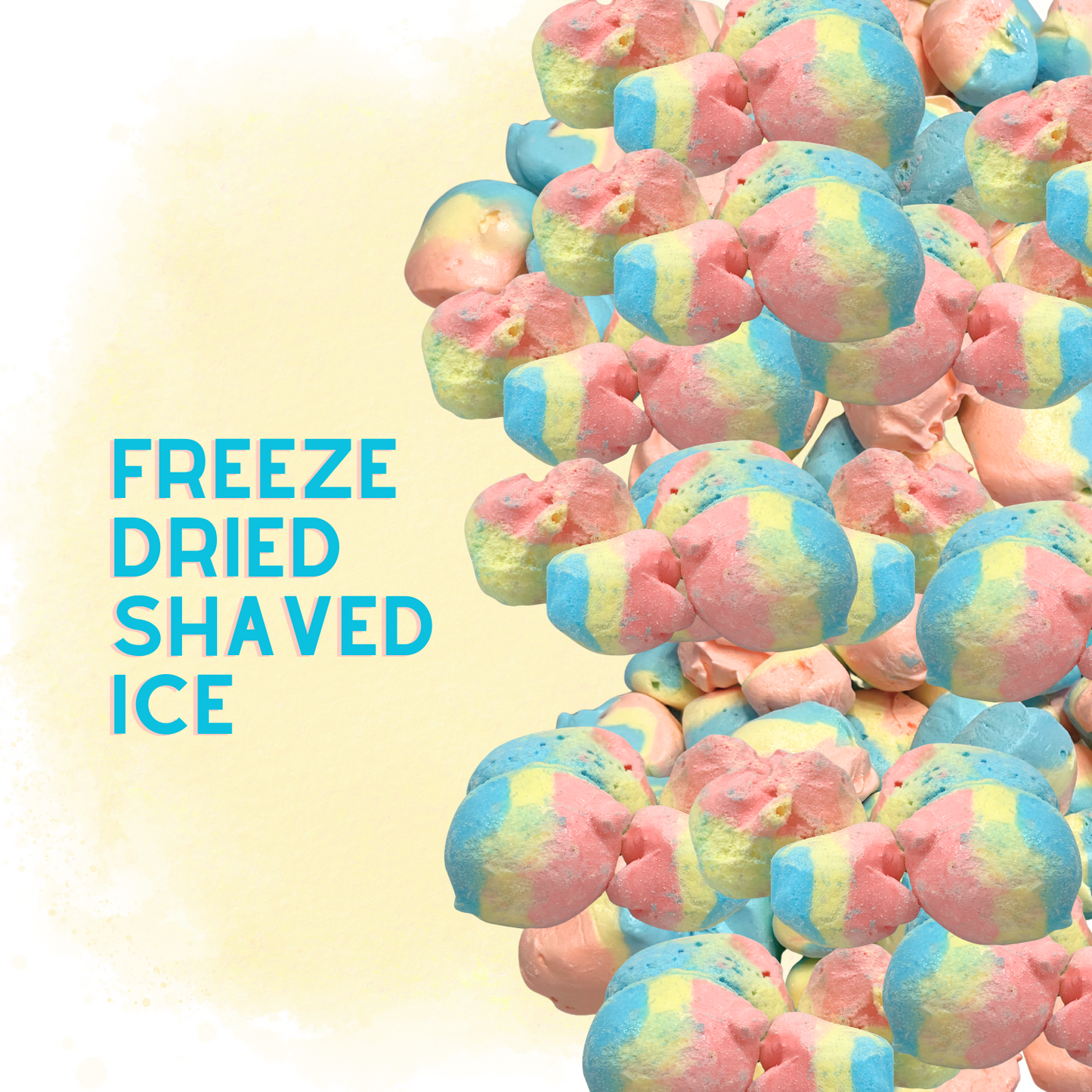 Freeze-Dried Shaved Ice Salt Water Taffy 2 oz
