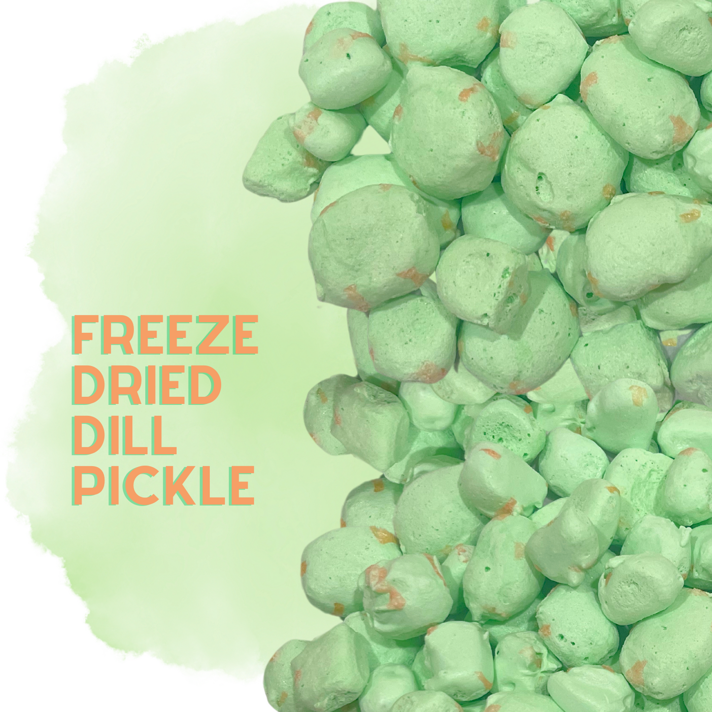 Freeze-Dried Dill Pickle Salt Water Taffy 2 oz