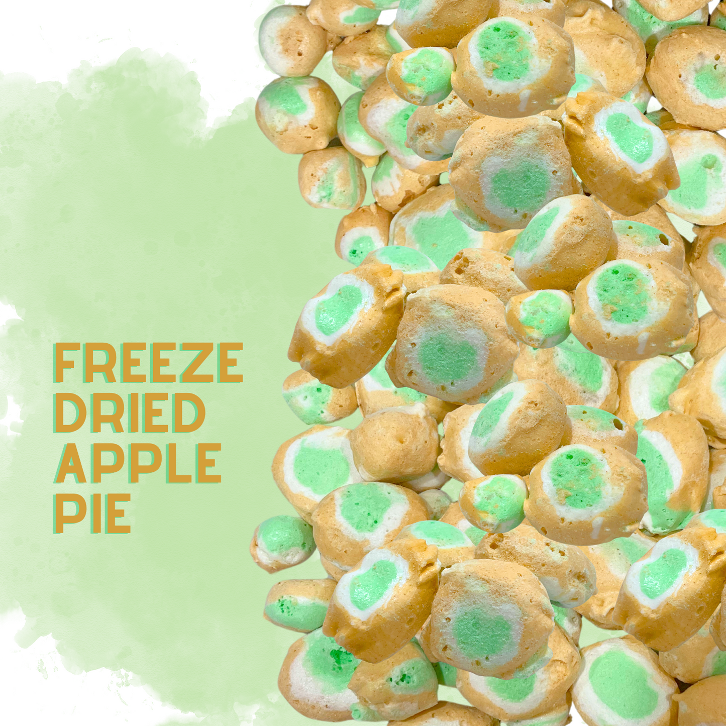 Freeze-Dried Apple Pie Salt Water Taffy 2 oz