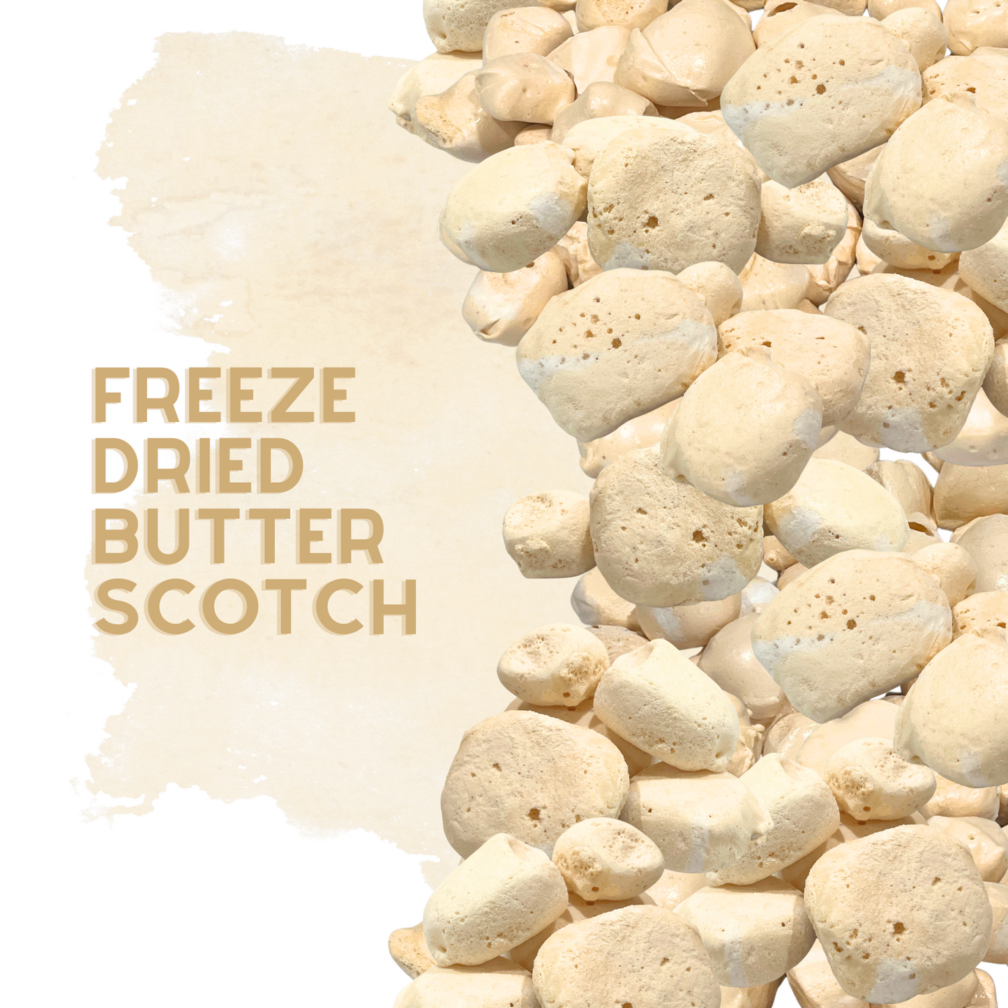 Freeze-Dried Butterscotch Salt Water Taffy 2 oz