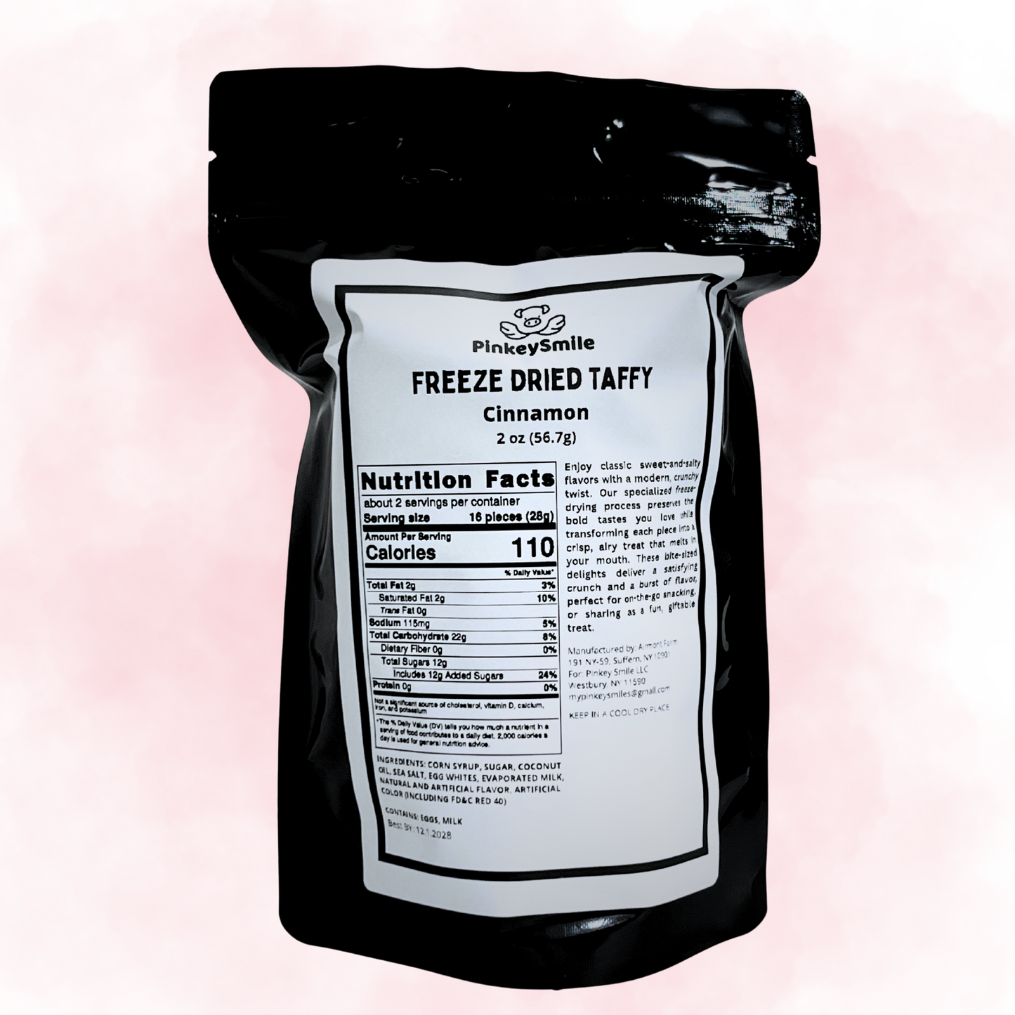 Freeze-Dried Cinnamon Salt Water Taffy 2 oz