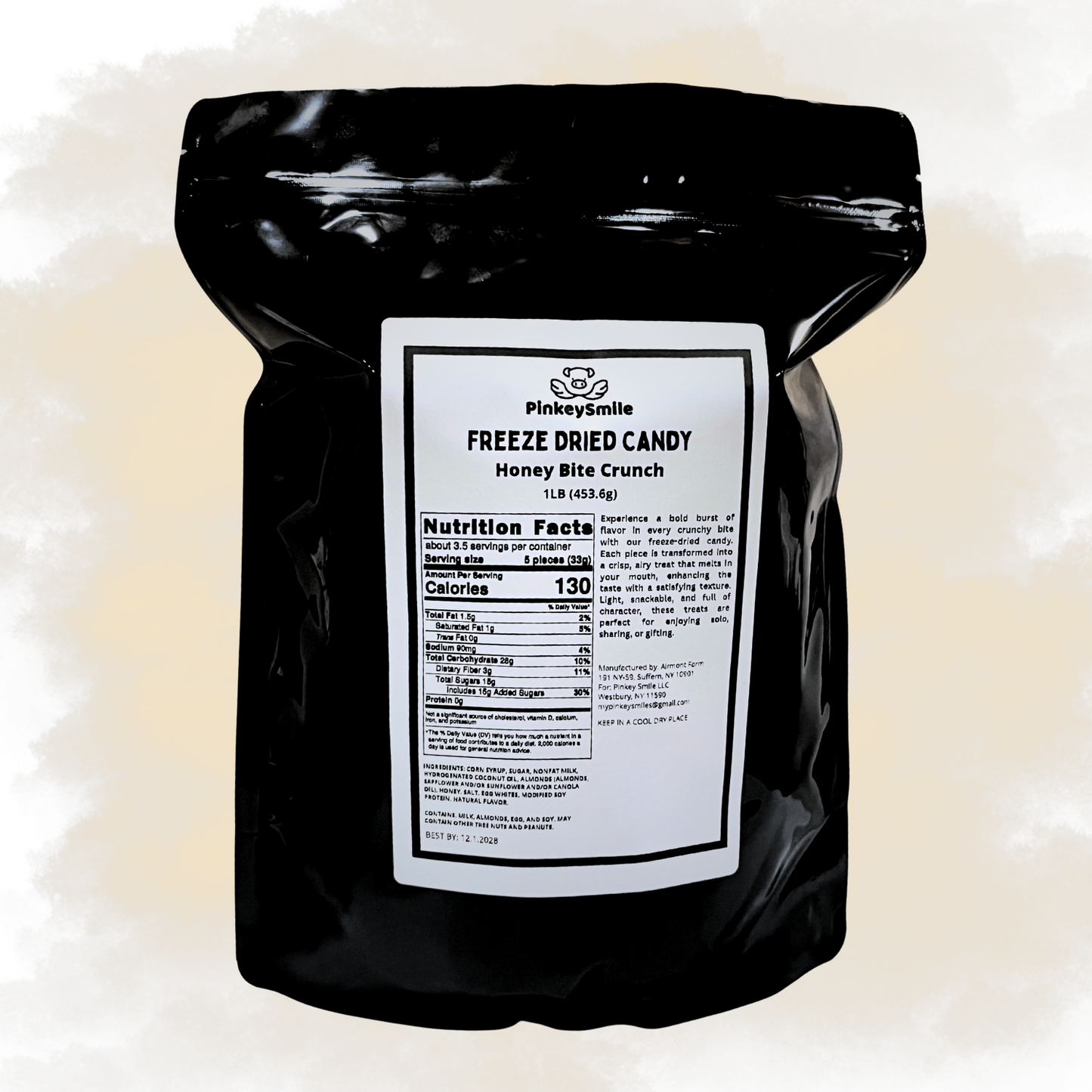 Freeze Dried Candy Bit-O-Honey 1 LB