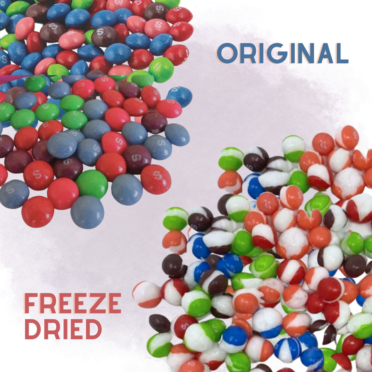 Freeze Dried Candy Wild Berry Rainbow Candy 5 oz