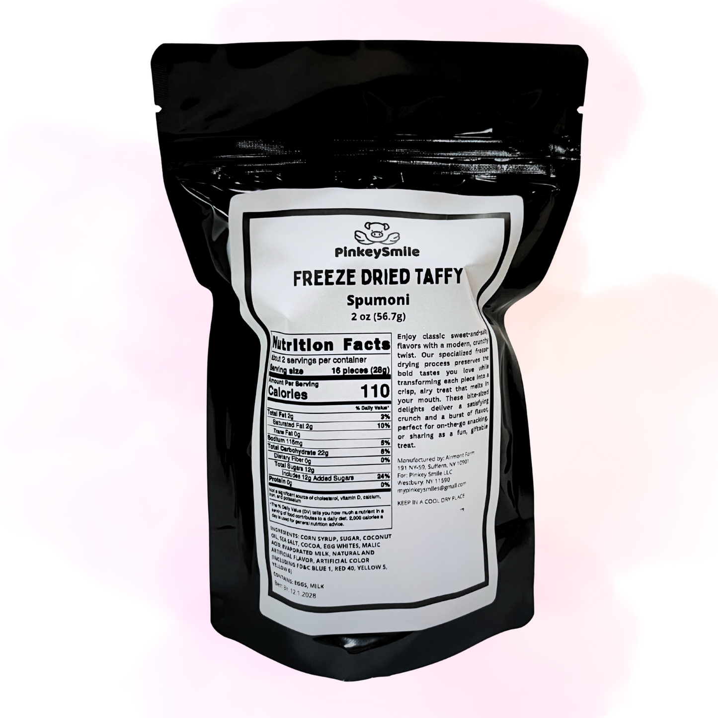 Freeze-Dried Spumoni Salt Water Taffy 2 oz