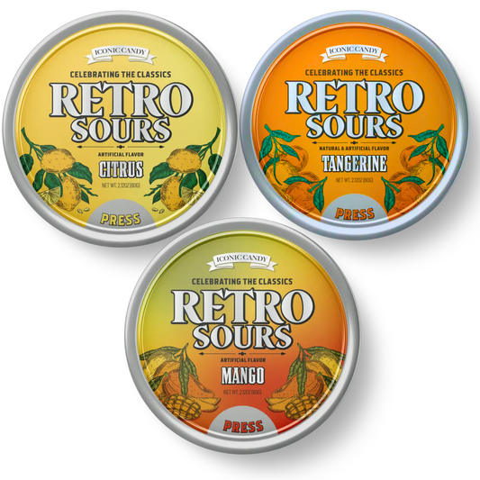 Retro Sours 3 Pack (Tangerine + Mango + Citrus)