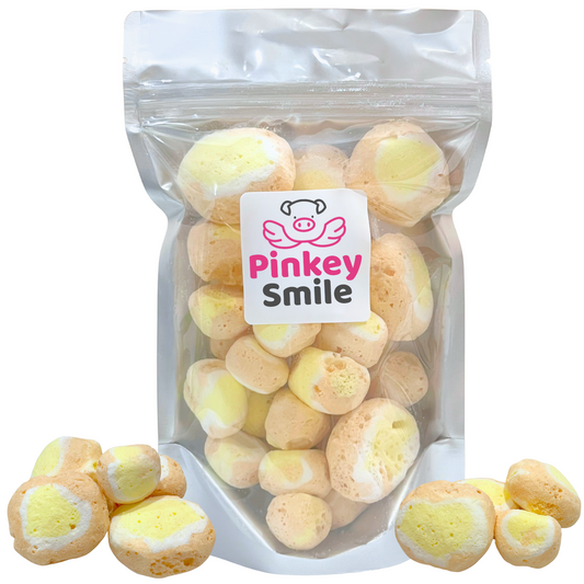 Freeze-Dried Banana Custard Salt Water Taffy 2 oz