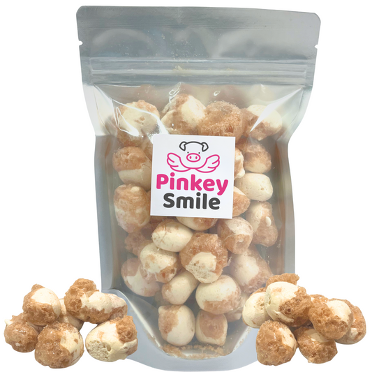 Freeze-Dried Mocha Caramel Swirl Salt Water Taffy 2 oz
