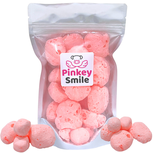 Freeze-Dried Strawberry Salt Water Taffy 2 oz