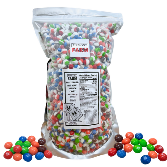 Freeze Dried Candy Wild Berry Rainbow Candy Bulk Party Size 6.5 LB