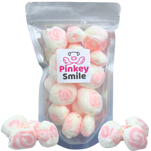 Freeze-Dried Strawberry Cheesecake Salt Water Taffy 2 oz