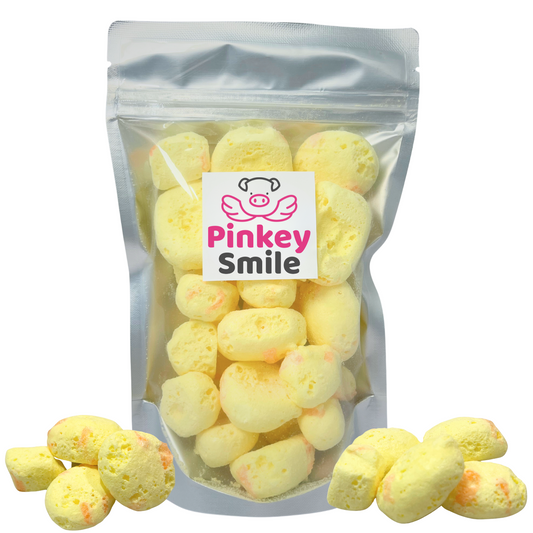 Freeze Dried Banana Salt Water Taffy 2 oz