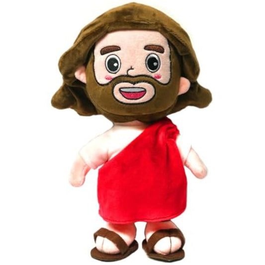 PinkeySmile Jesus Loves Me Plush 14"