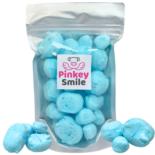 Freeze-Dried Blue Raspberry Salt Water Taffy 2 oz