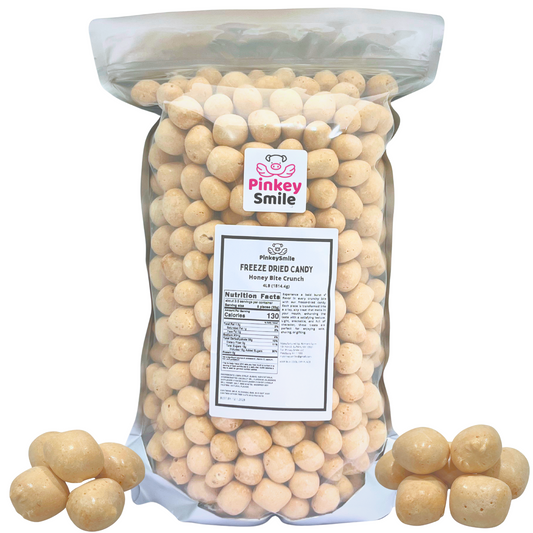 Freeze Dried Candy Bit-O-Honey Bulk Party Size 4LB