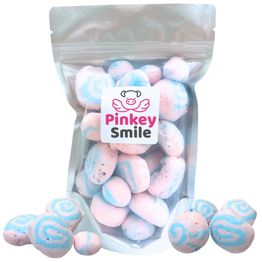Freeze Dried Cotton Candy Salt Water Taffy 2 oz