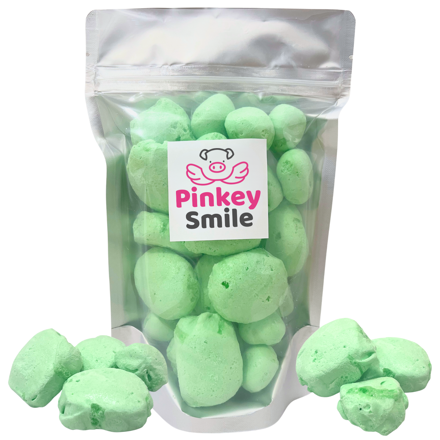 Freeze-Dried Green Apple Salt Water Taffy 2 oz