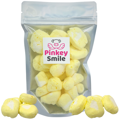 Freeze-Dried Lemon Cream Salt Water Taffy 2 oz