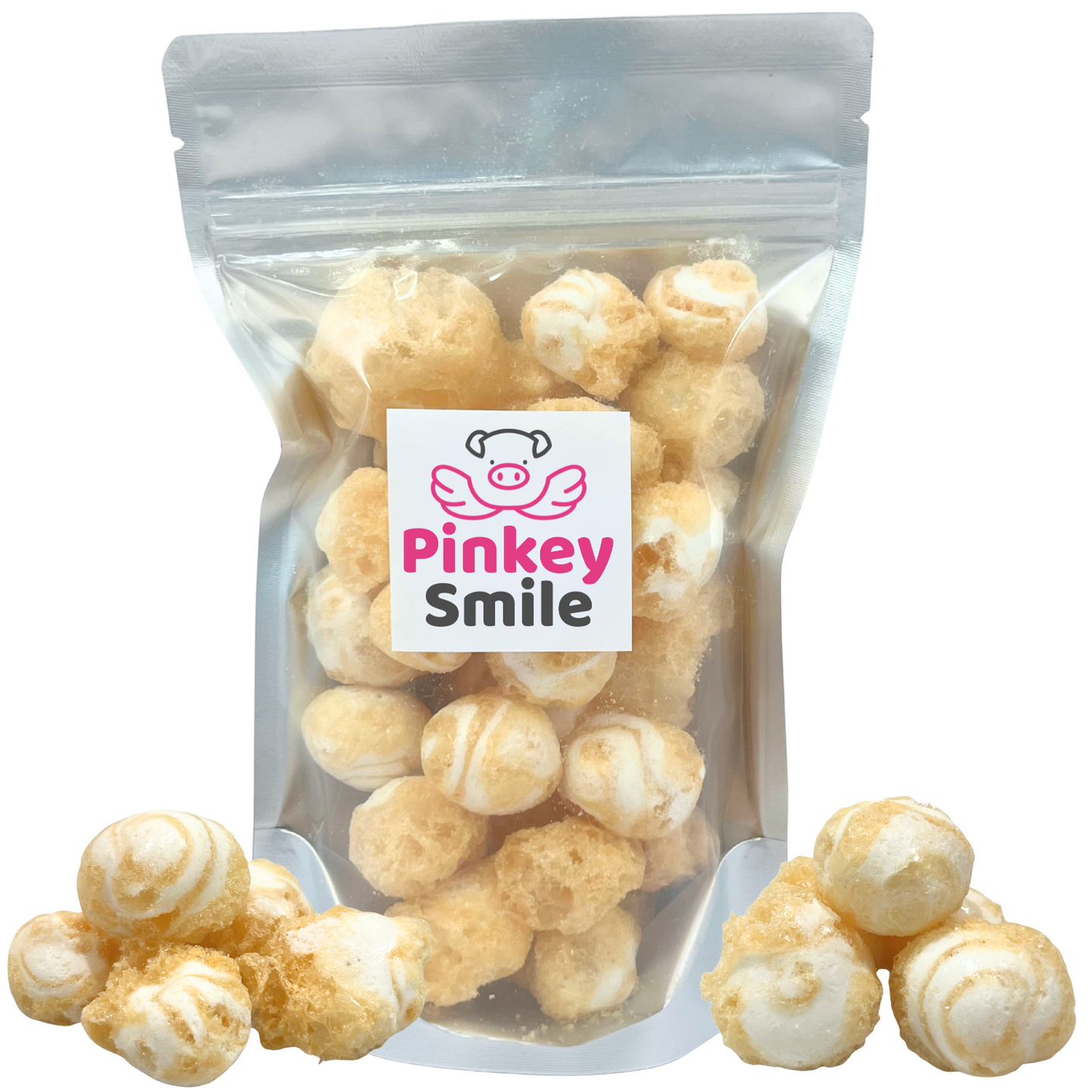 Freeze-Dried Caramel Creme Salt Water Taffy 2 oz