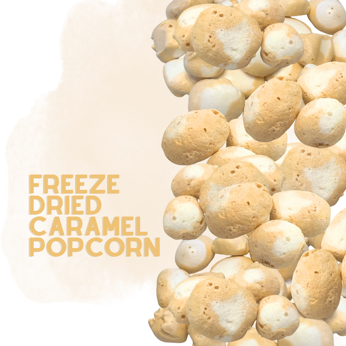 Freeze-Dried Caramel Popcorn Salt Water Taffy 2 oz