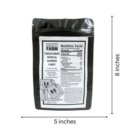 Freeze Dried Candy Tropical Rainbow Candy 5 oz