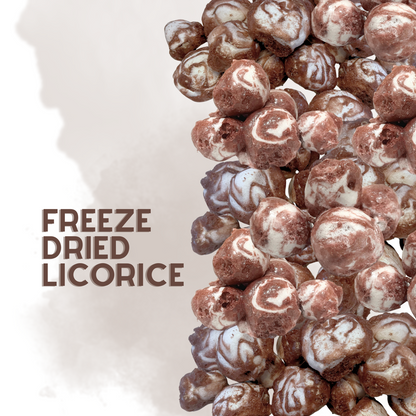 Freeze-Dried Licorice Salt Water Taffy 2 oz