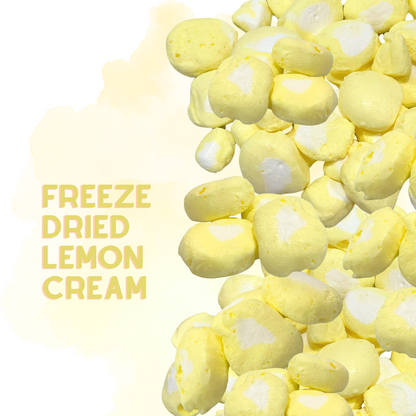 Freeze-Dried Lemon Cream Salt Water Taffy 2 oz