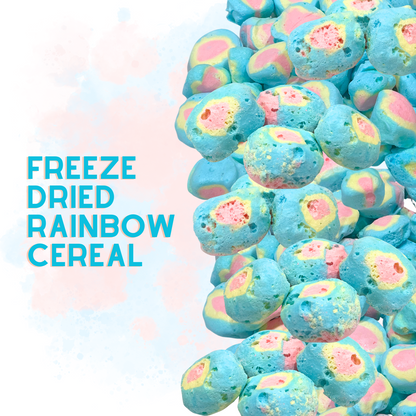 Freeze-Dried Rainbow Cereal Salt Water Taffy 2 oz