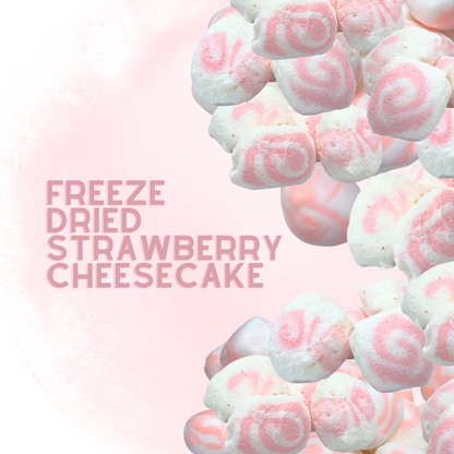 Freeze-Dried Strawberry Cheesecake Salt Water Taffy 2 oz