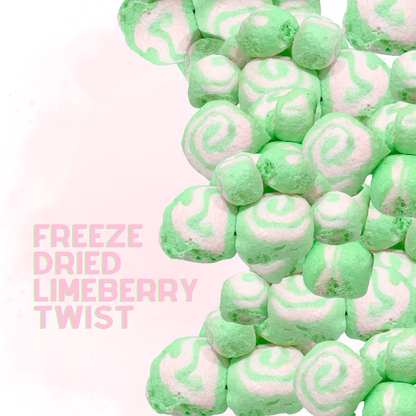 Freeze-Dried Limeberry Twist Salt Water Taffy 2 oz