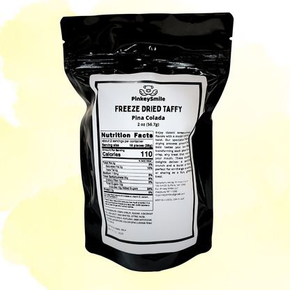 Freeze-Dried Pina Colada Salt Water Taffy 2 oz