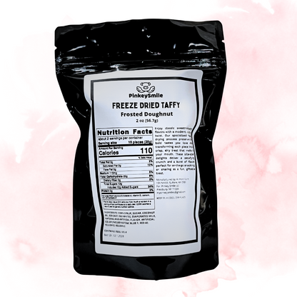 Freeze-Dried Frosted Doughnut Salt Water Taffy 2 oz