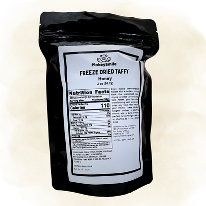 Freeze-Dried Honey Salt Water Taffy 2 oz