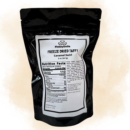 Freeze-Dried Caramel Creme Salt Water Taffy 2 oz
