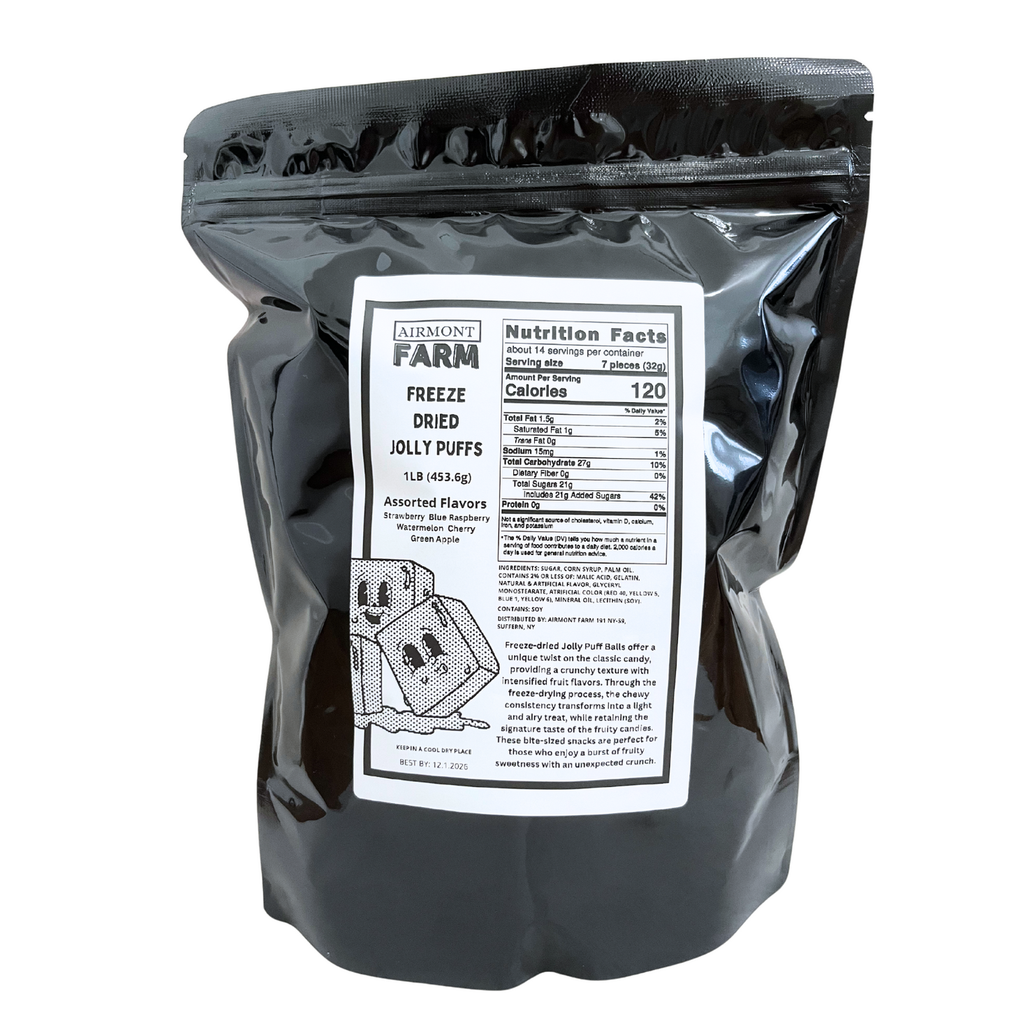 Freeze Dried Jolly Puffs 1 LB