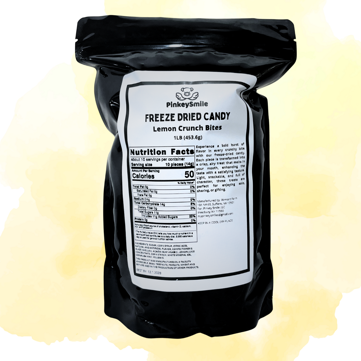 Freeze Dried Candy Lemonheads Mini 1 LB