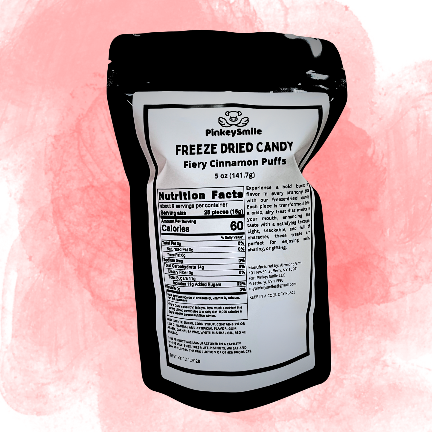 Freeze-Dried Candy Red Hots 5 oz