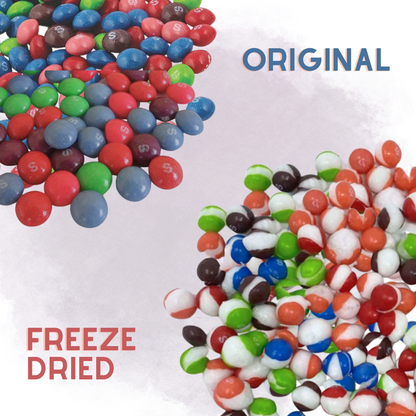 Freeze Dried Candy Wild Berry Rainbow Candy 1 LB