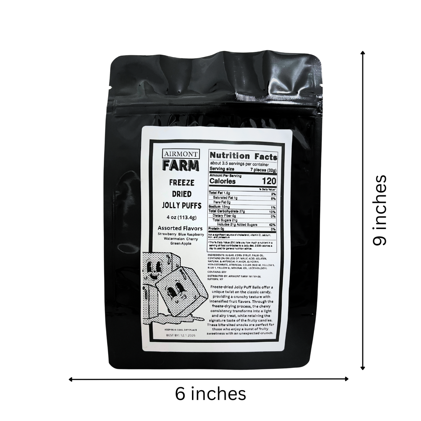 Freeze Dried Jolly Puffs 4 oz