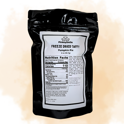 Freeze-Dried Pumpkin Pie Salt Water Taffy 2 oz